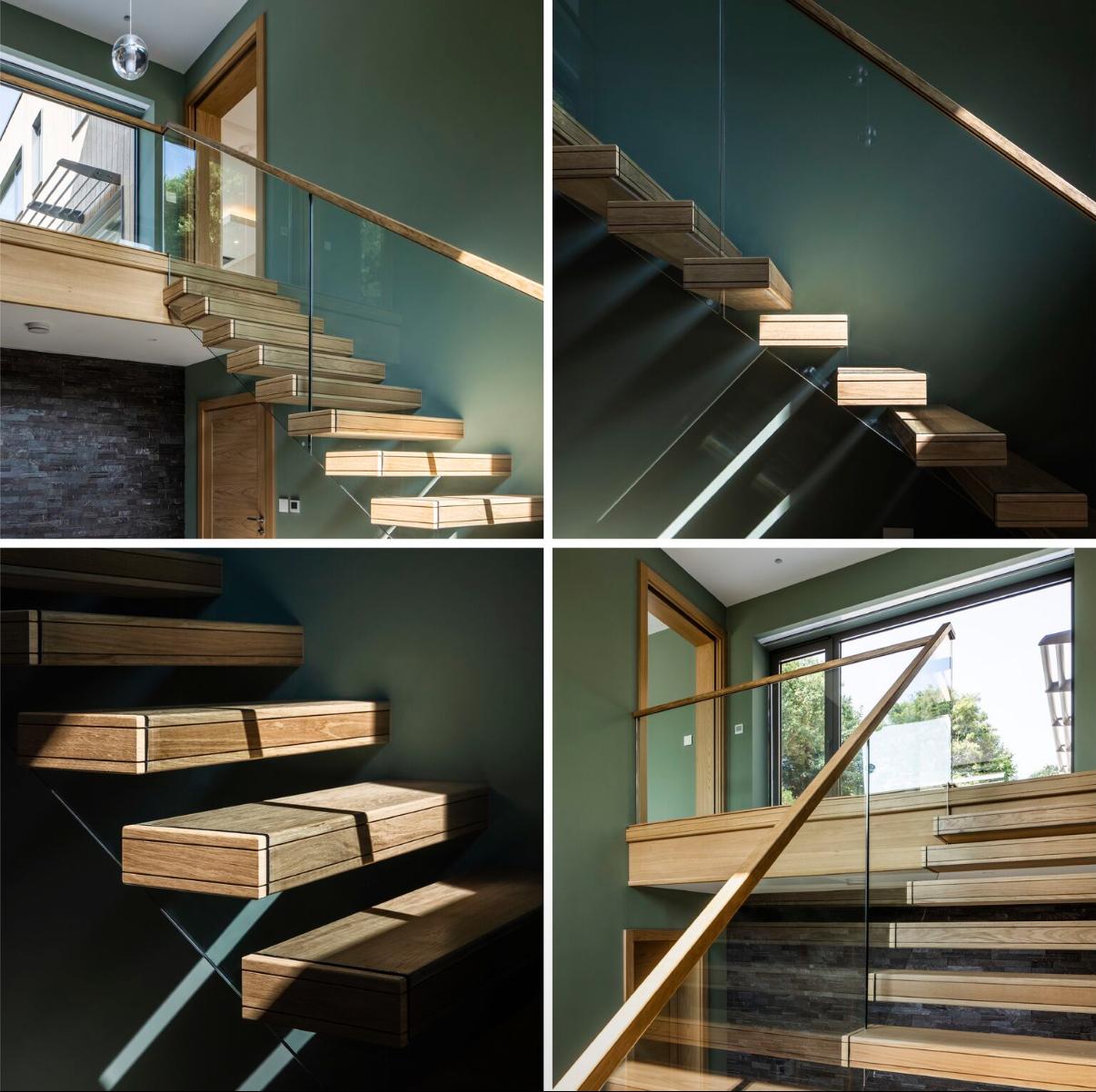 Feature Staircases, Canopy, and Brise-Soleil Detailing